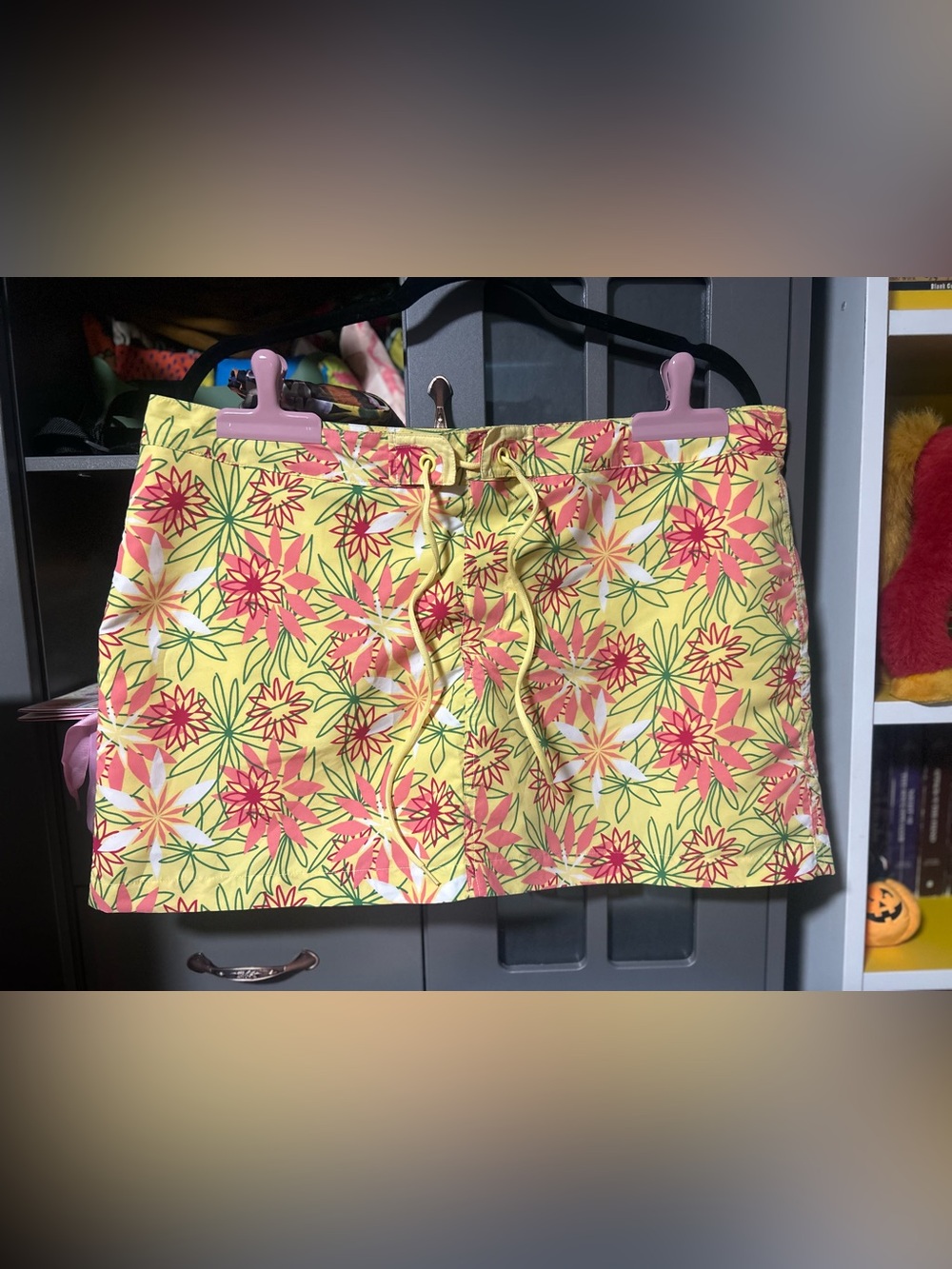 Deadstock Y2K floral swim skort